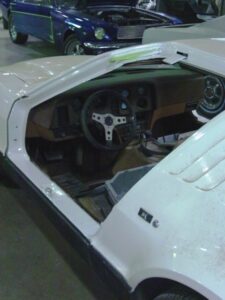 1974 Bricklin - Driver's door jamb painted 1974 Bricklin - Driver's door jamb painted